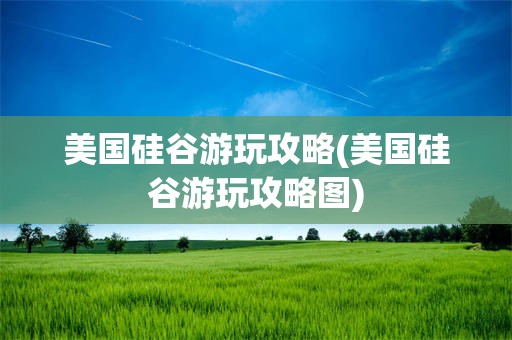 美国硅谷游玩攻略(美国硅谷游玩攻略图)