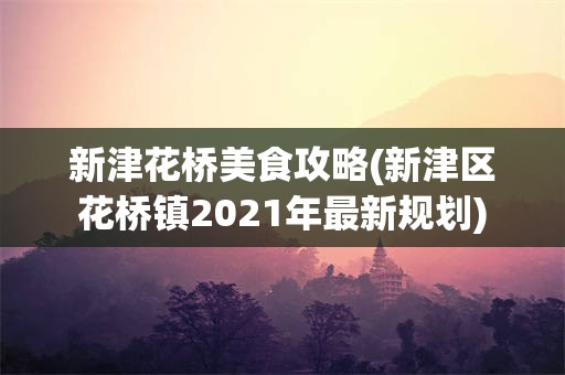 新津花桥美食攻略(新津区花桥镇2021年最新规划)