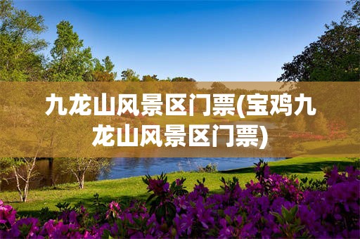 九龙山风景区门票(宝鸡九龙山风景区门票)