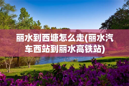 丽水到西塘怎么走(丽水汽车西站到丽水高铁站)