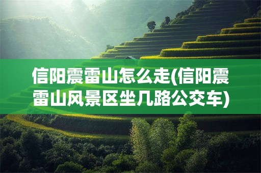 信阳震雷山怎么走(信阳震雷山风景区坐几路公交车)