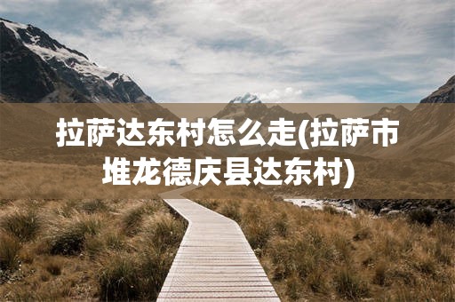 拉萨达东村怎么走(拉萨市堆龙德庆县达东村)