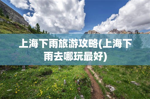 上海下雨旅游攻略(上海下雨去哪玩最好)