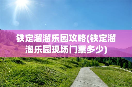 铁定溜溜乐园攻略(铁定溜溜乐园现场门票多少)
