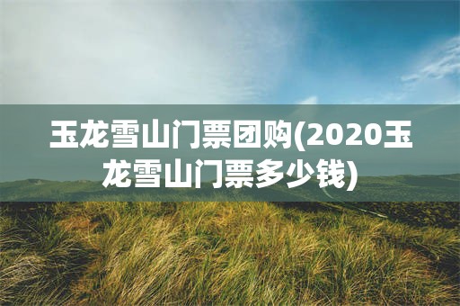 玉龙雪山门票团购(2020玉龙雪山门票多少钱)