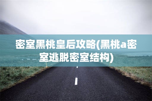 密室黑桃皇后攻略(黑桃a密室逃脱密室结构)