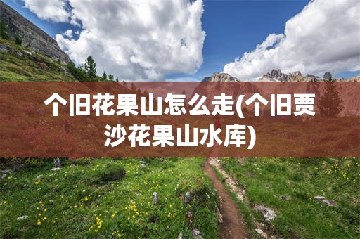 个旧花果山怎么走(个旧贾沙花果山水库)