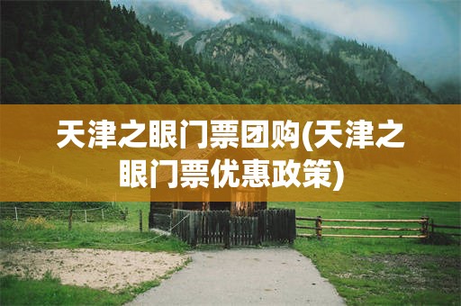 天津之眼门票团购(天津之眼门票优惠政策)