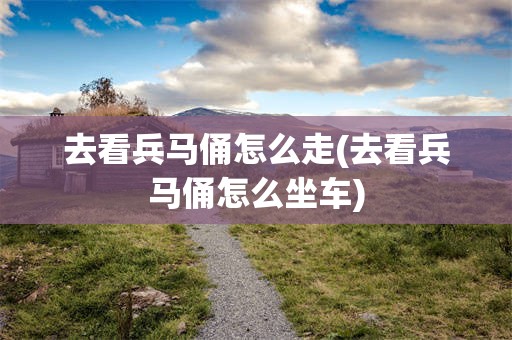 去看兵马俑怎么走(去看兵马俑怎么坐车)