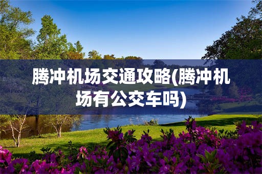 腾冲机场交通攻略(腾冲机场有公交车吗)