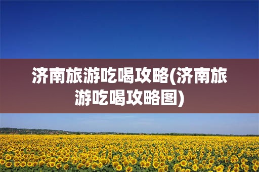 济南旅游吃喝攻略(济南旅游吃喝攻略图)