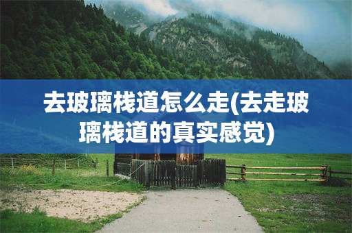 去玻璃栈道怎么走(去走玻璃栈道的真实感觉)