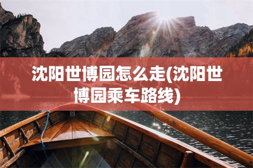 沈阳世博园怎么走(沈阳世博园乘车路线)
