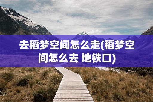 去稻梦空间怎么走(稻梦空间怎么去 地铁口)