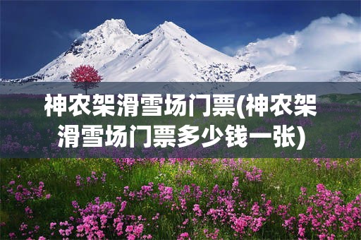 神农架滑雪场门票(神农架滑雪场门票多少钱一张)