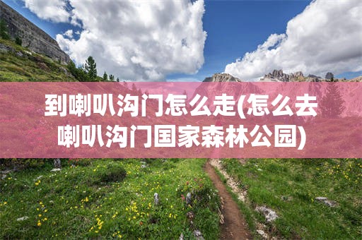 到喇叭沟门怎么走(怎么去喇叭沟门国家森林公园)