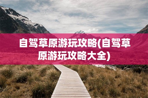 自驾草原游玩攻略(自驾草原游玩攻略大全)
