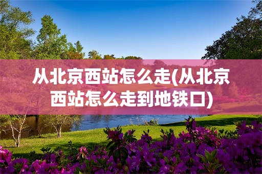 从北京西站怎么走(从北京西站怎么走到地铁口)
