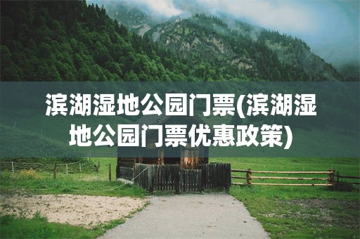 滨湖湿地公园门票(滨湖湿地公园门票优惠政策)