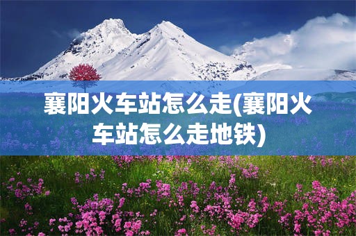 襄阳火车站怎么走(襄阳火车站怎么走地铁)