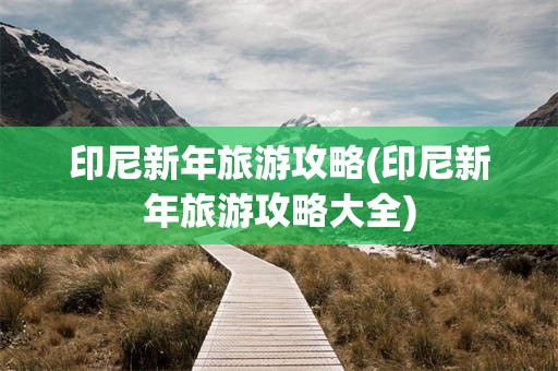印尼新年旅游攻略(印尼新年旅游攻略大全)
