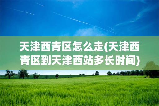 天津西青区怎么走(天津西青区到天津西站多长时间)