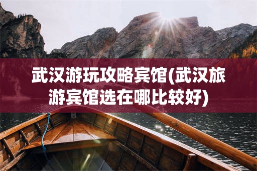 武汉游玩攻略宾馆(武汉旅游宾馆选在哪比较好)