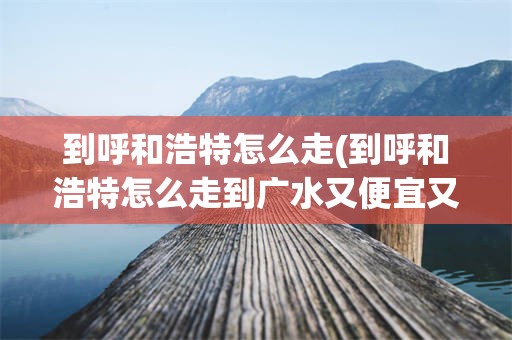 到呼和浩特怎么走(到呼和浩特怎么走到广水又便宜又快)