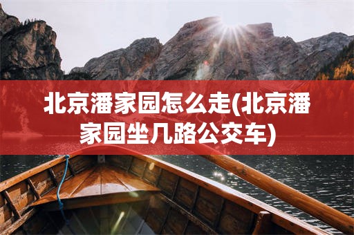 北京潘家园怎么走(北京潘家园坐几路公交车)