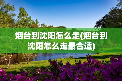 烟台到沈阳怎么走(烟台到沈阳怎么走最合适)