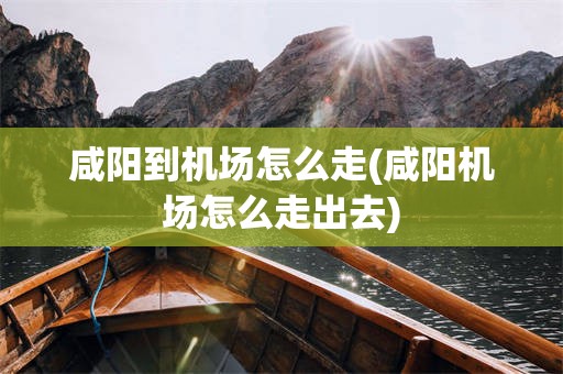 咸阳到机场怎么走(咸阳机场怎么走出去)