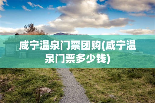 咸宁温泉门票团购(咸宁温泉门票多少钱)